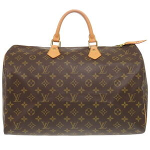 LOUIS VUITTON Brown Monogram Speedy 40 Bag